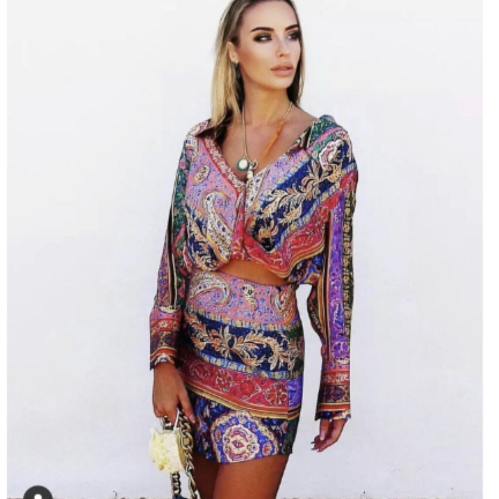 ZARA | Printed Mino Skirt